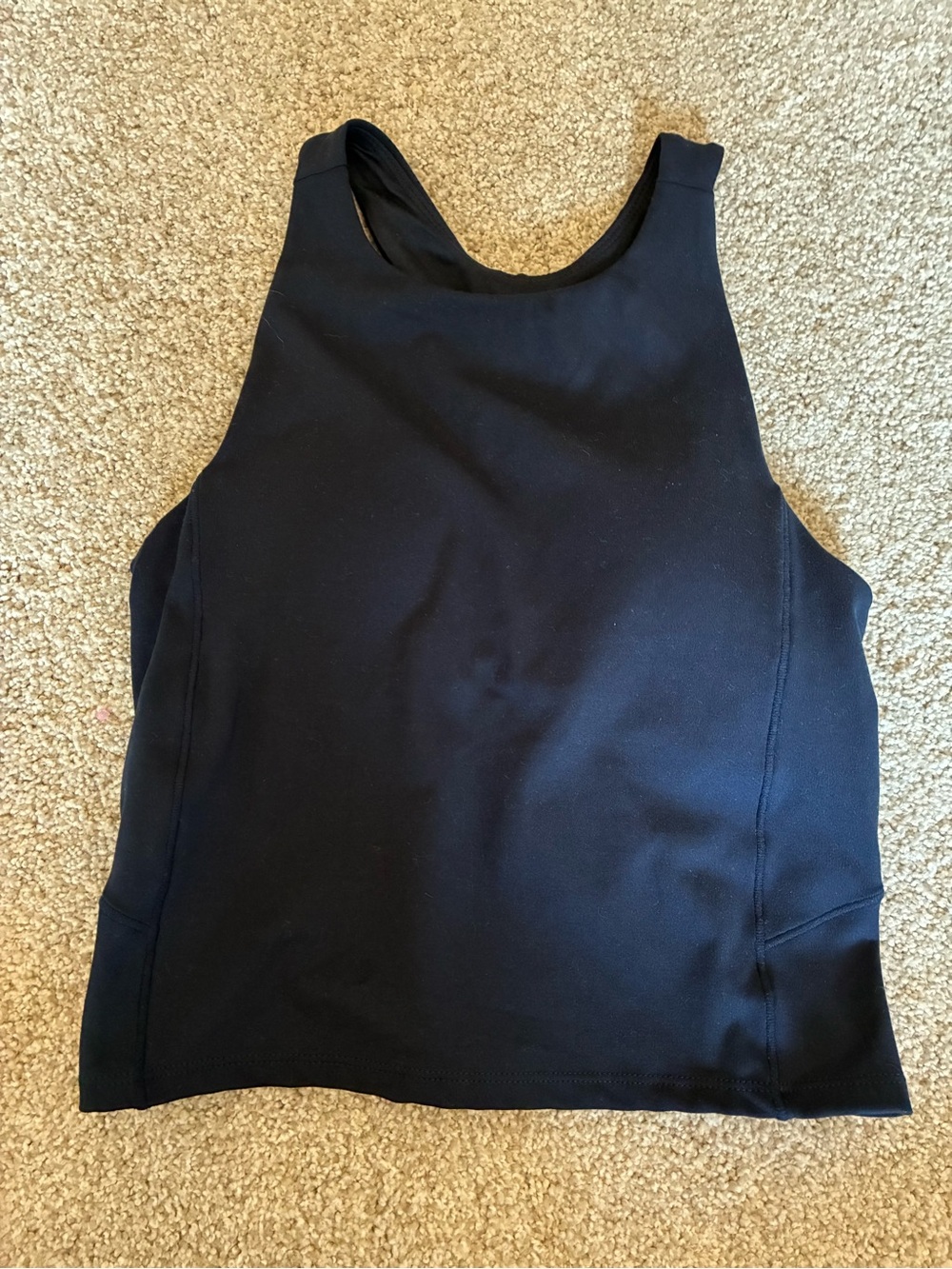 Jockey navy High-Neck Performance Tank